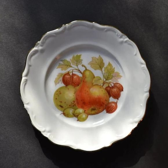 Vtg Winterling Bavaria Germany fruit plate  set - Picture 6 of 8